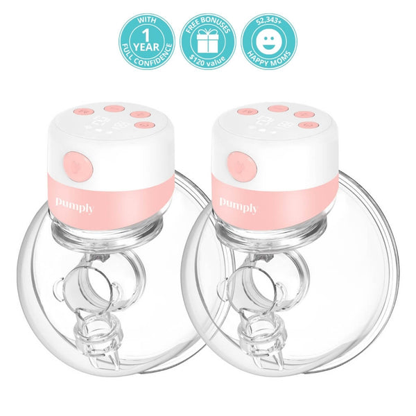 Double Electric Breast Pumps Powerful Nipple Suction USB Electric Breast  Pump with Baby Milk Bottle Cold Heat Pad Nippl Baby
