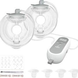 Wearable Breast Pump ABP-1308 | SPA-Level Comfort 3 Modes & 9 Levels Wearable Breastfeeding Pump