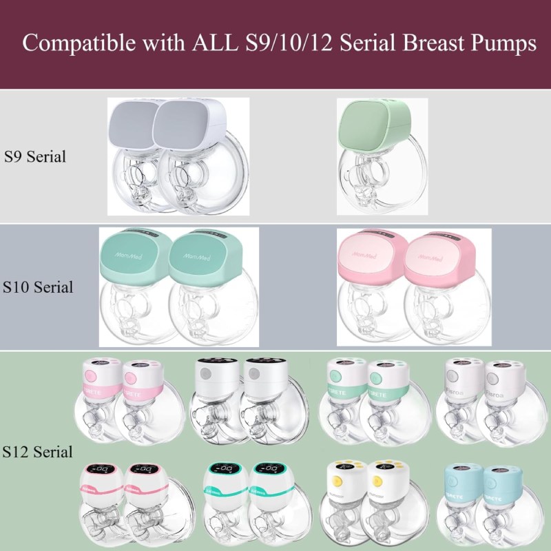 JIMOWANG 24mm Wearable Breast Pump Milk Collector