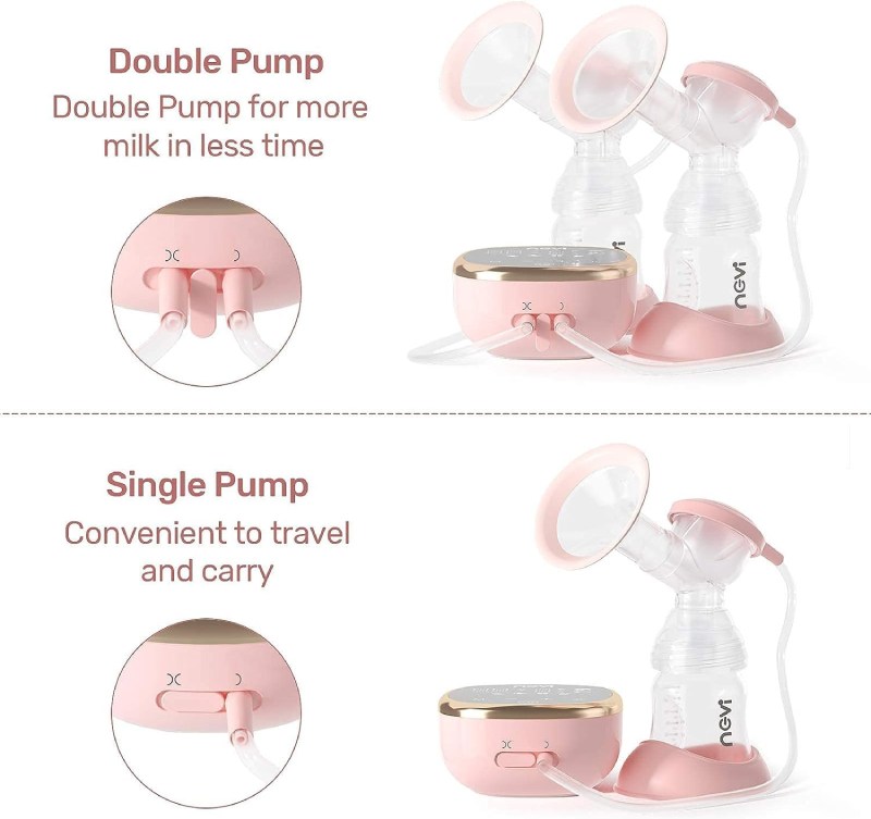 NCVI 8782 Electric Double Breast Pump – Portable